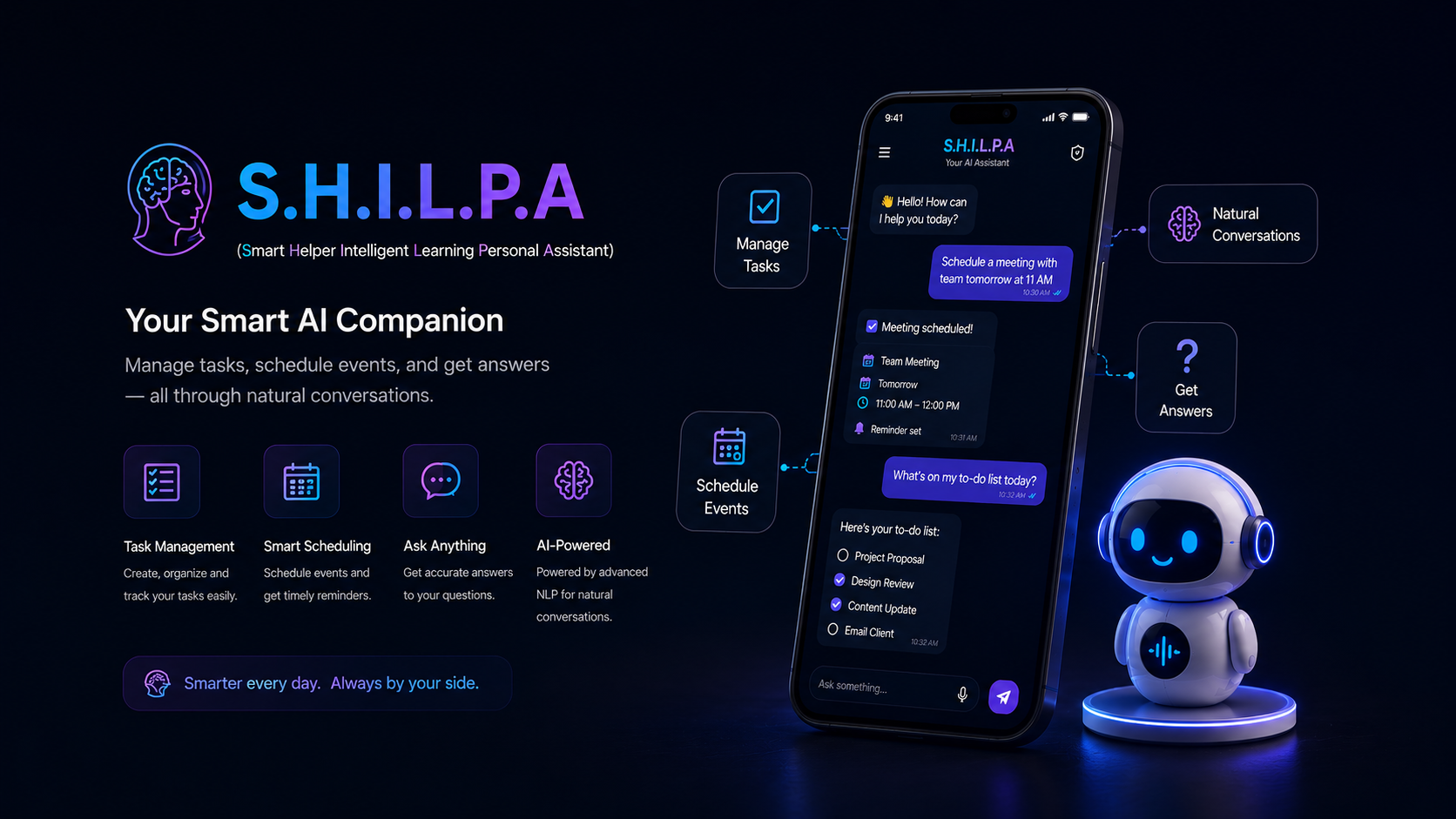 S.H.I.L.P.A (Smart Helper Intelligent Learning Personal Assistant)